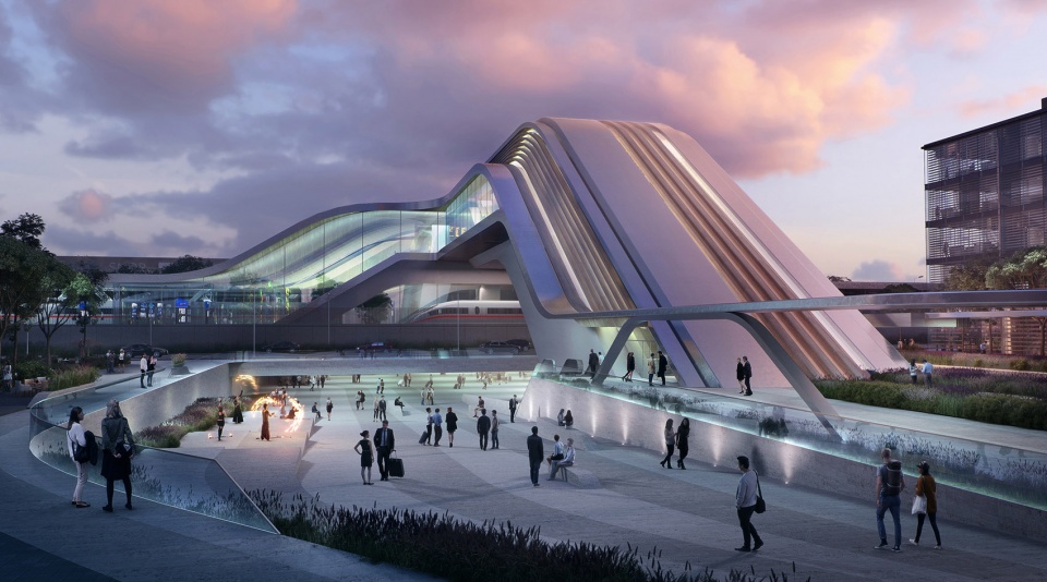 rail baltic ulemiste terminal by zaha hadid architects