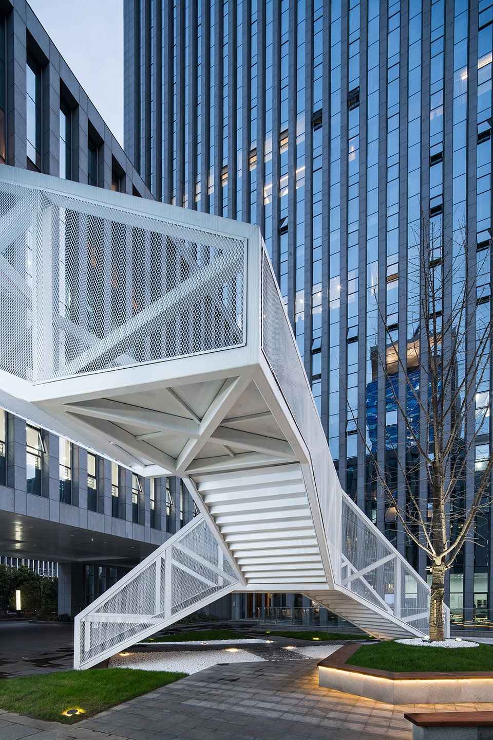 the wing stairway china by zhang bing atelier groundwork architecture