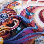 Painting With Paper: Paper On The Edge by Yulia Brodskaya