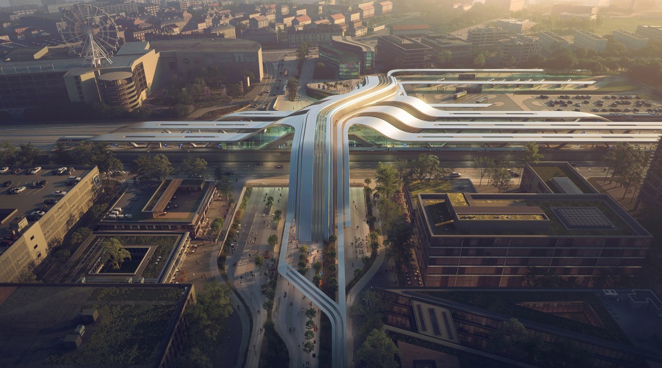 rail baltic ulemiste terminal by zaha hadid architects