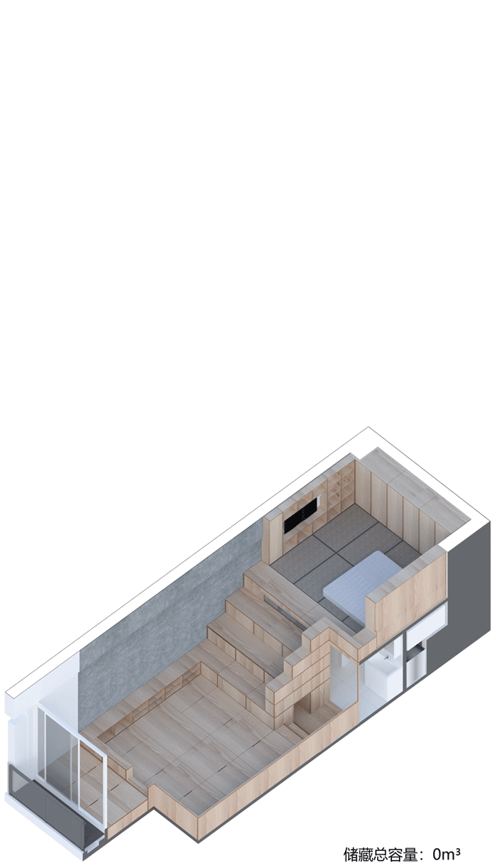 renovation design of a 40 square meter living space china by continuation studio
