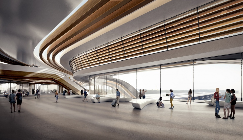 rail baltic ulemiste terminal by zaha hadid architects