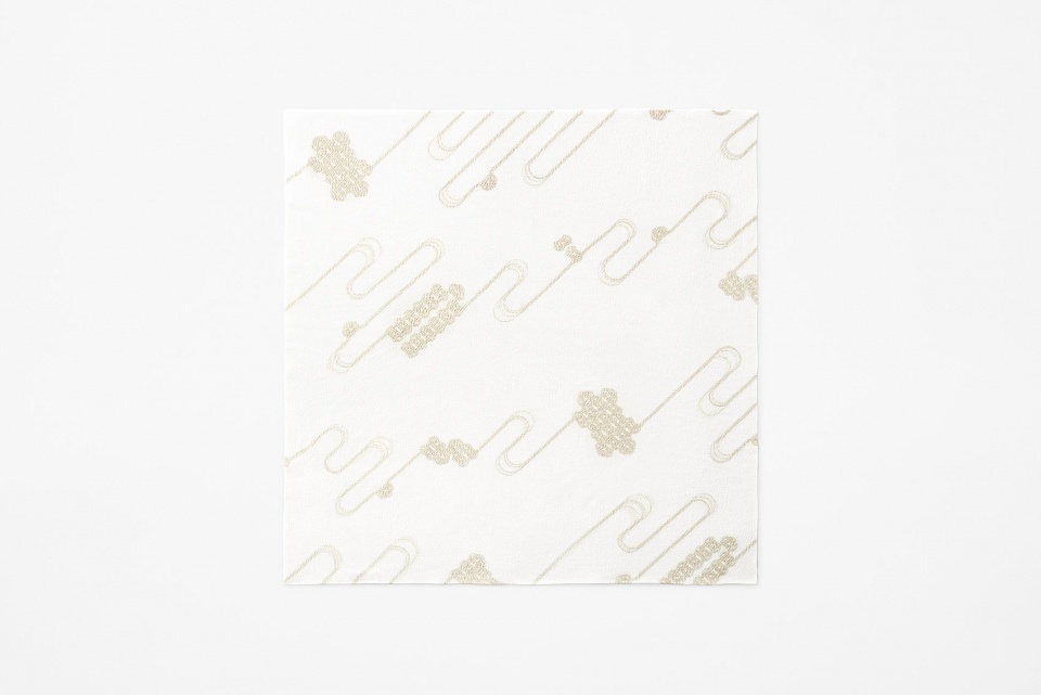 rugby mizuhiki brooch by nendo
