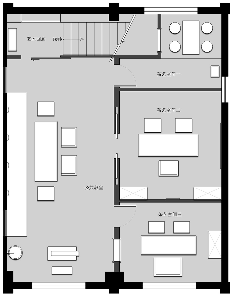 dishan commune tea house china by zb design