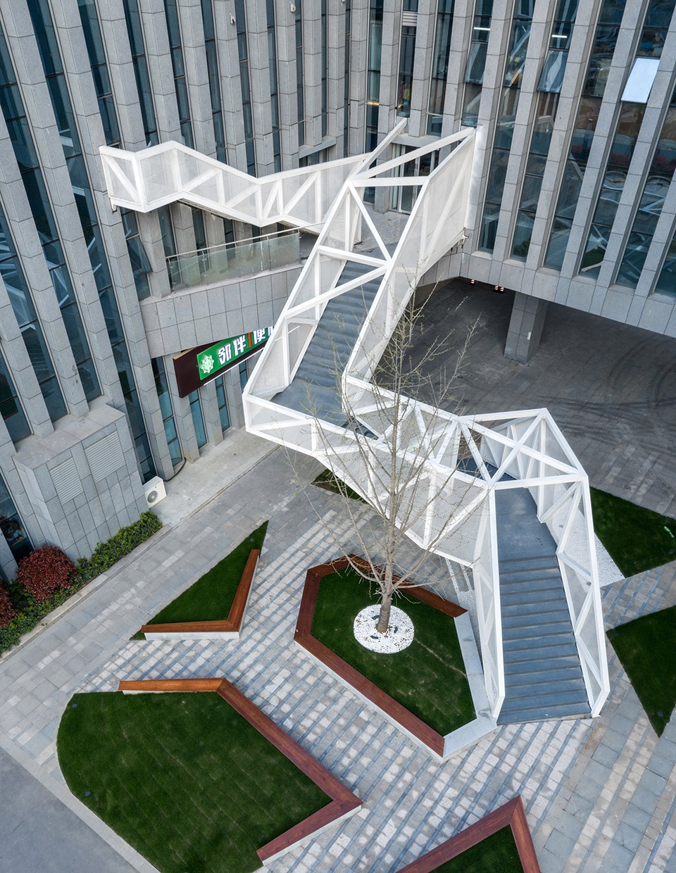 the wing stairway china by zhang bing atelier groundwork architecture