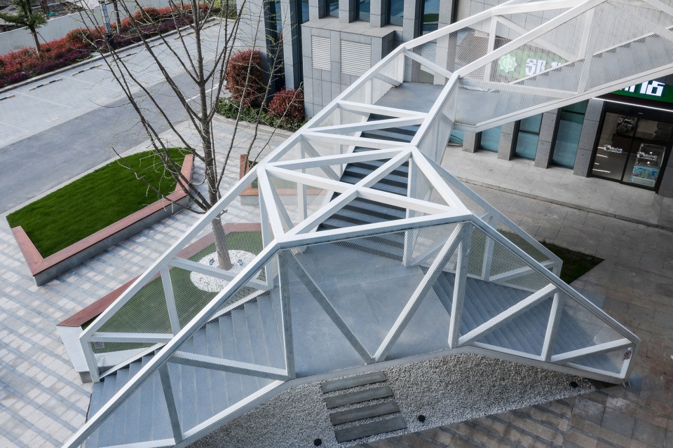the wing stairway china by zhang bing atelier groundwork architecture
