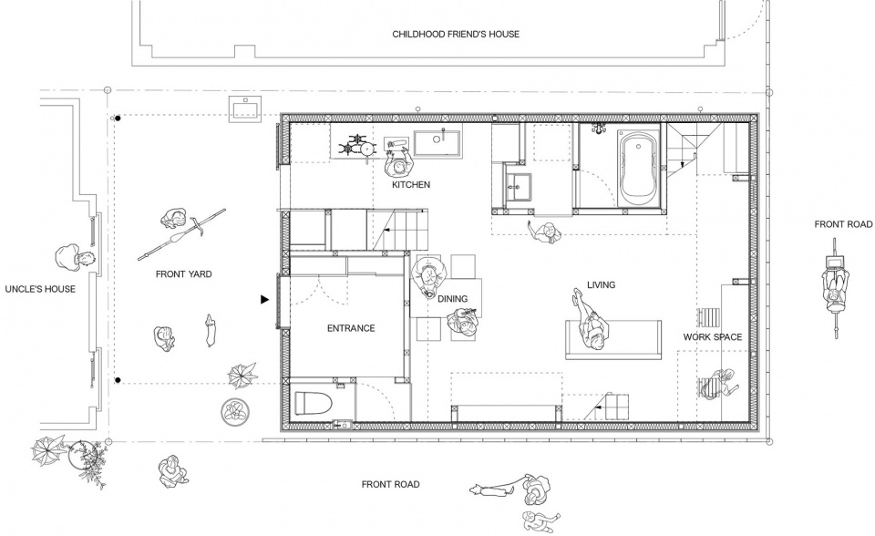 balcony house by takeshi hosaka architects