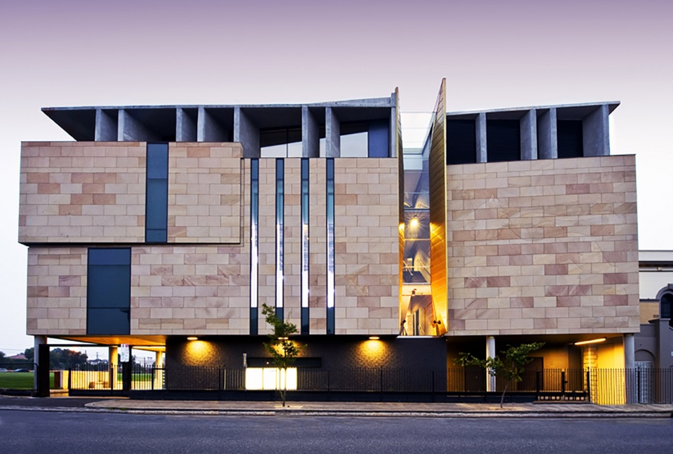 wesley college moubray street music school by cox architecture