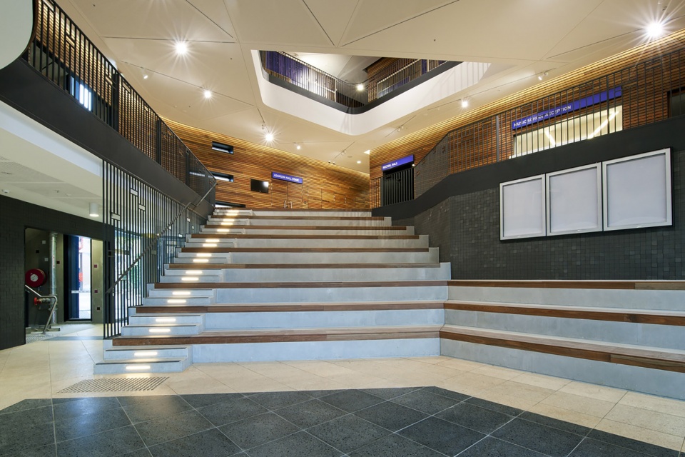 wesley college moubray street music school by cox architecture
