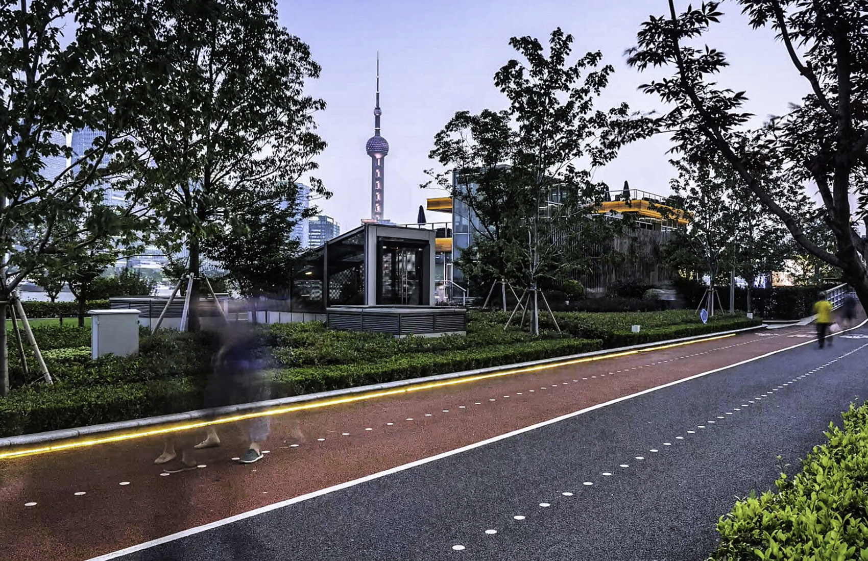 shanghai north bund riverside mountain block landscape china by office myp inc east china architectural design research co ltd