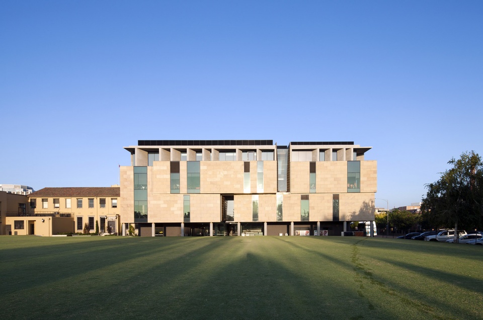 wesley college moubray street music school by cox architecture
