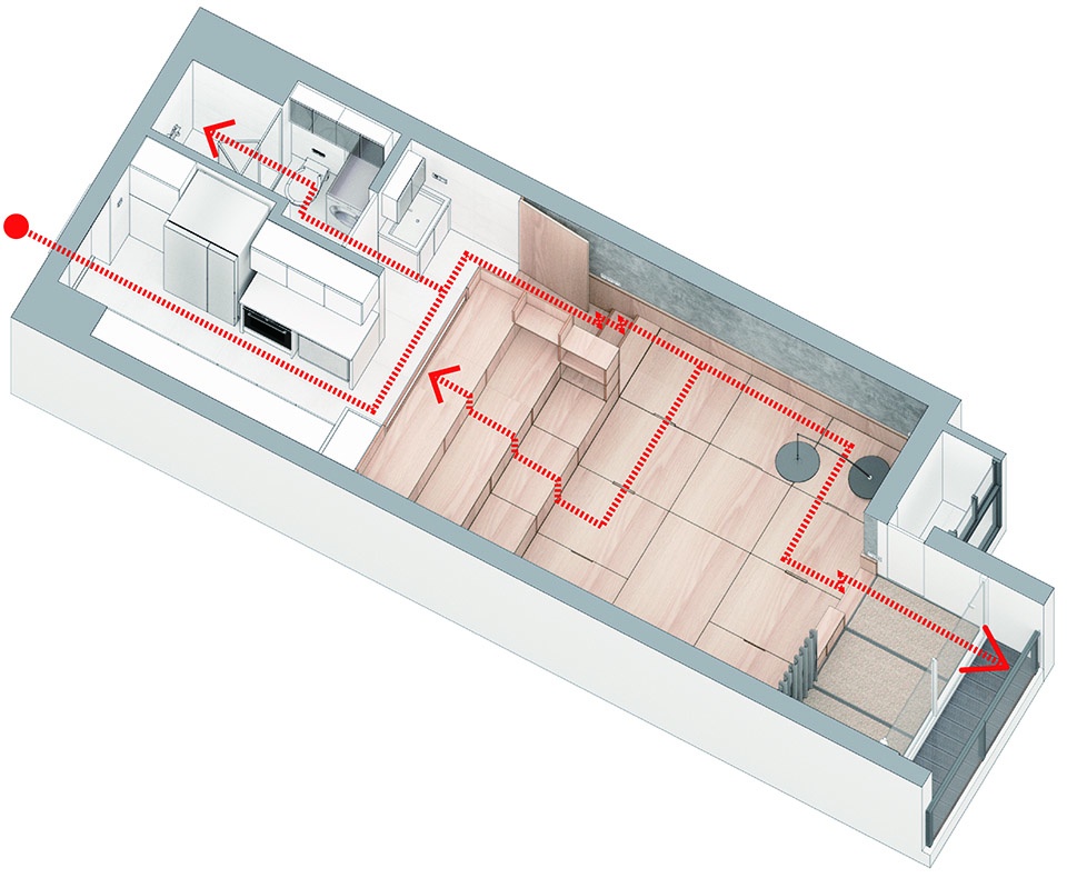 renovation design of a 40 square meter living space china by continuation studio