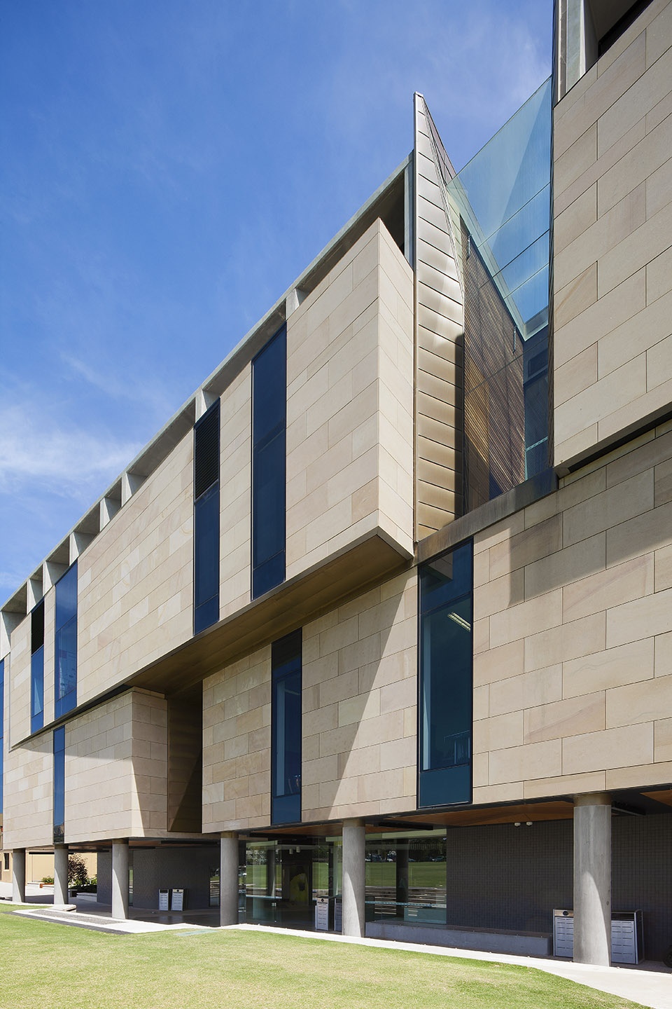 wesley college moubray street music school by cox architecture