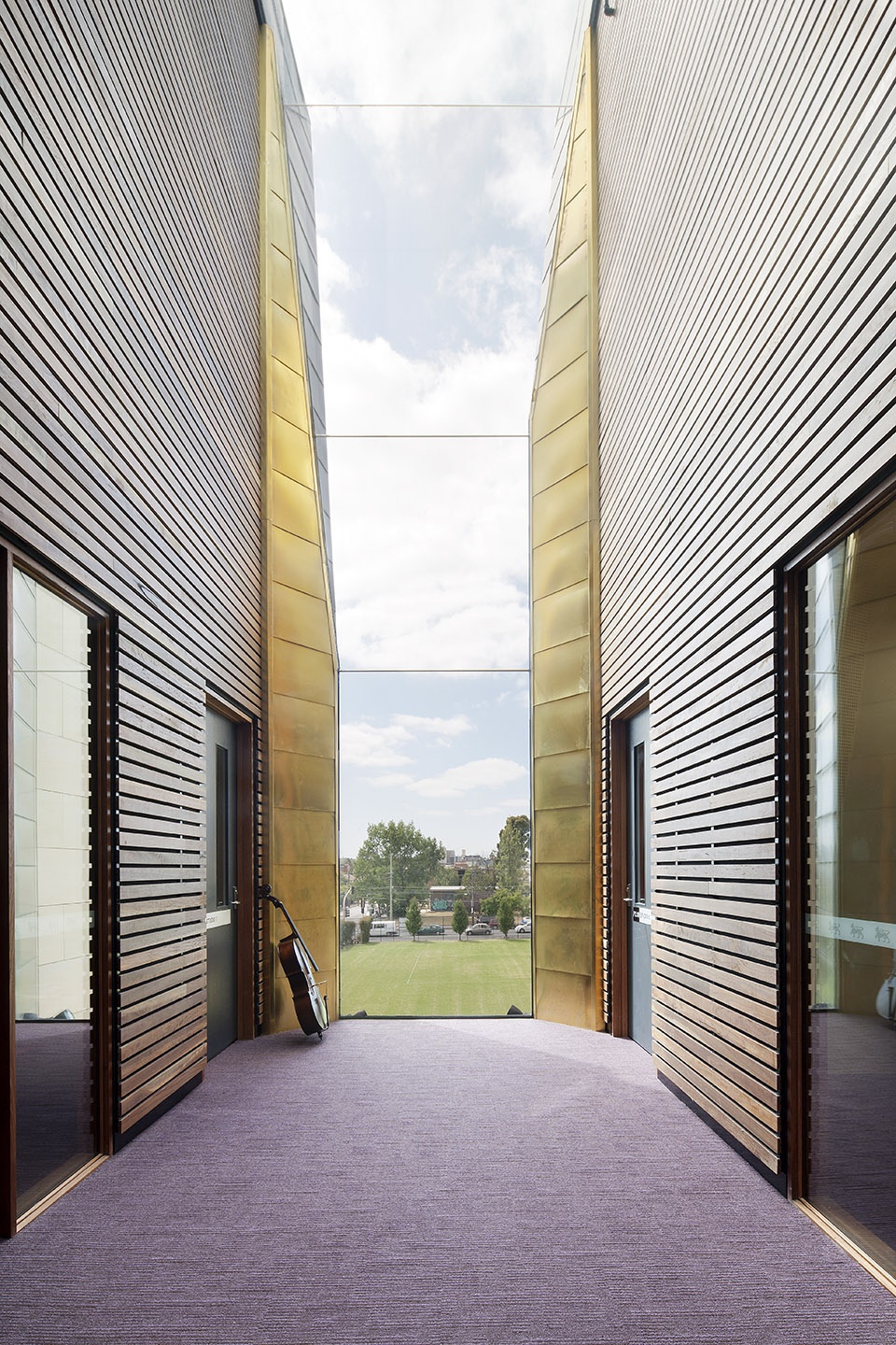 wesley college moubray street music school by cox architecture