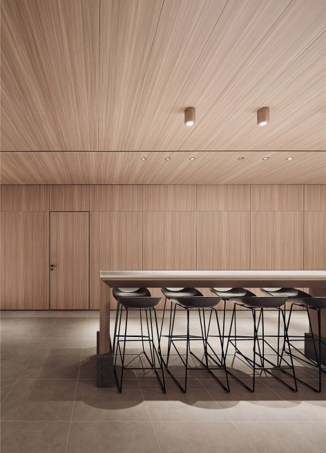 one shenzhen bay staff canteen china by yuqiang partners interior design