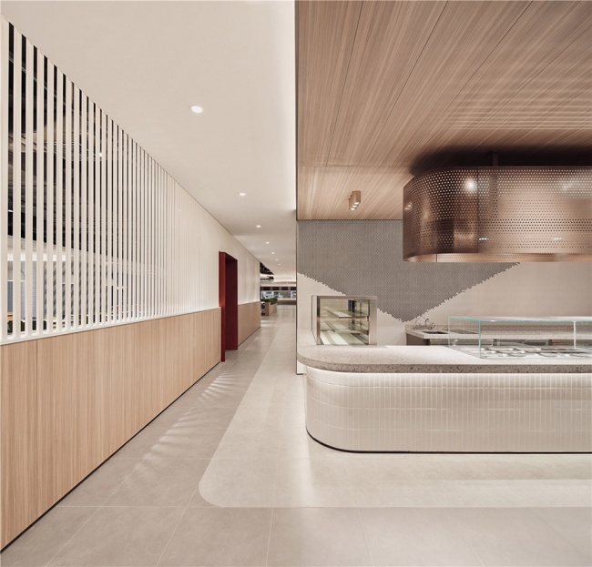 one shenzhen bay staff canteen china by yuqiang partners interior design