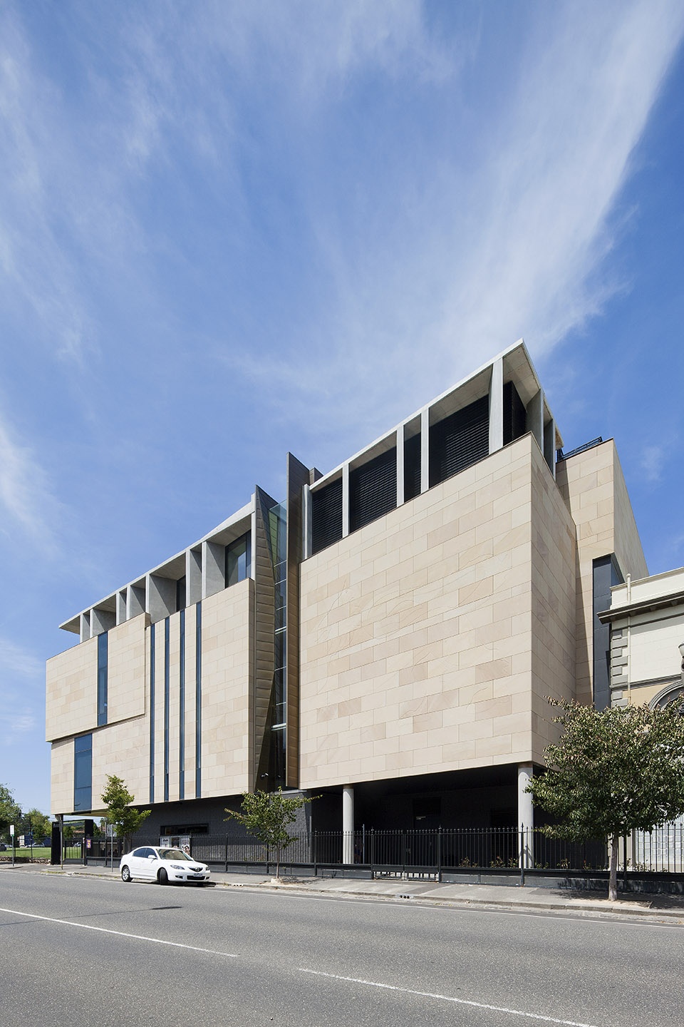 wesley college moubray street music school by cox architecture