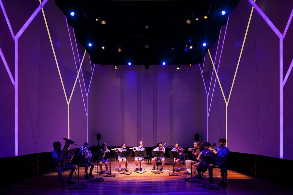 wesley college moubray street music school by cox architecture