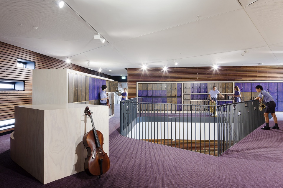 wesley college moubray street music school by cox architecture