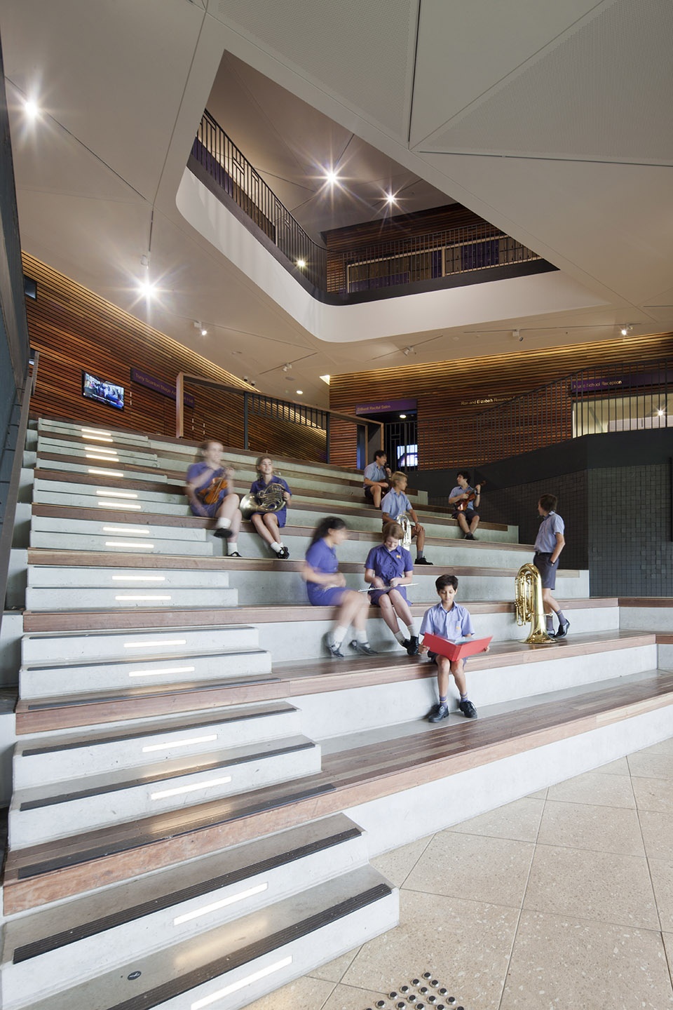 wesley college moubray street music school by cox architecture