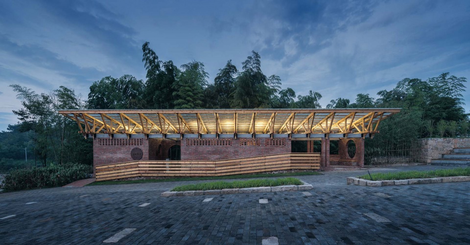 public toilet design in chuancang village china by fu yingbin