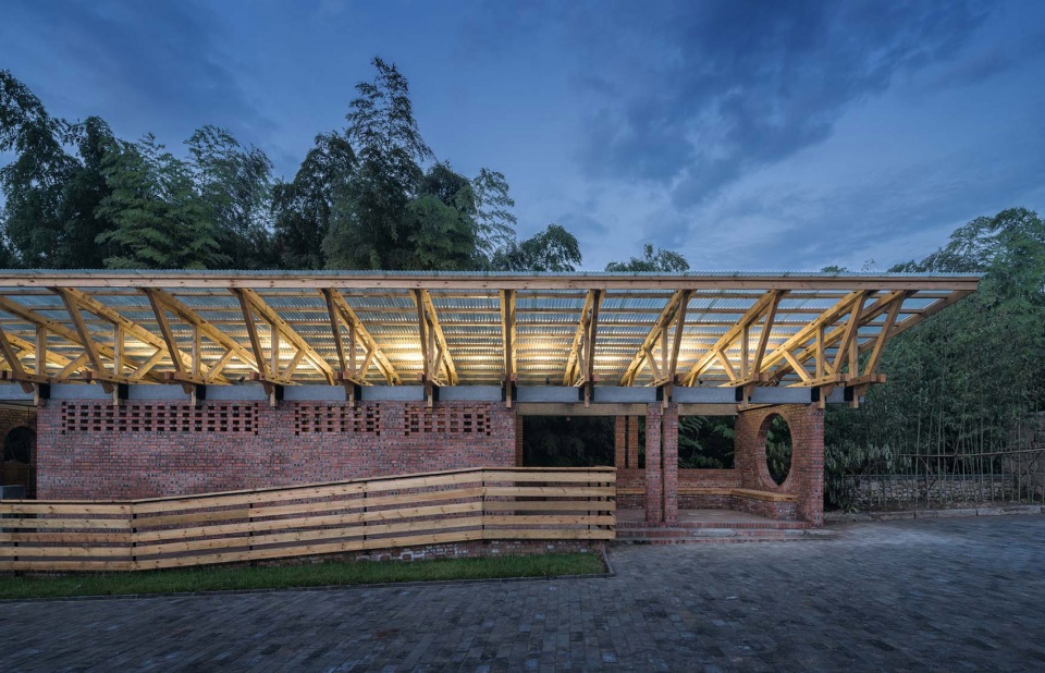 public toilet design in chuancang village china by fu yingbin