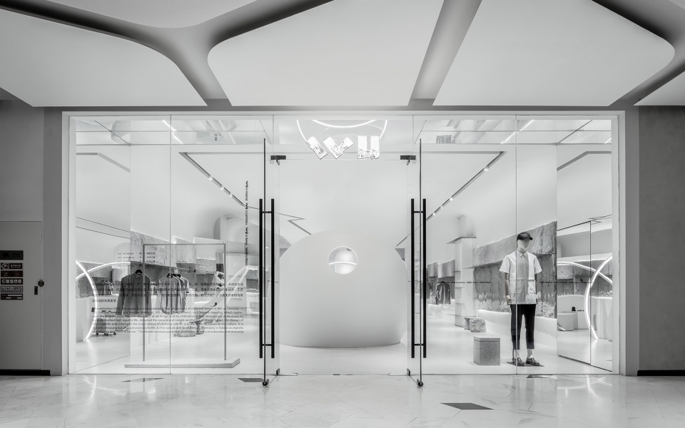 wu menswear flagship store china by cun design
