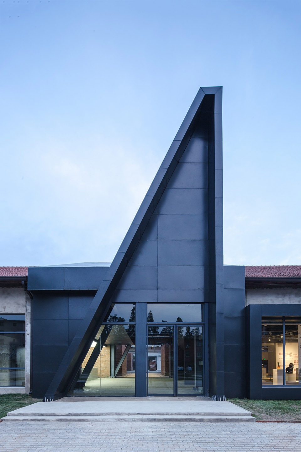 wuhan liangyou red town art design center china by uao