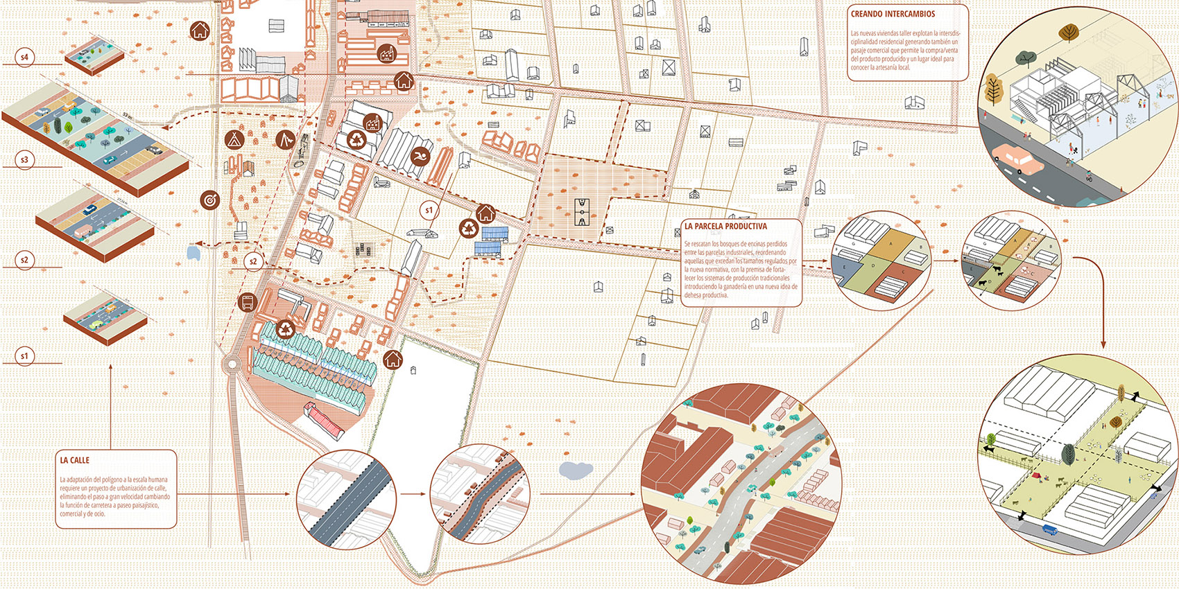 casar de caceres masterplan by ooiio architecture
