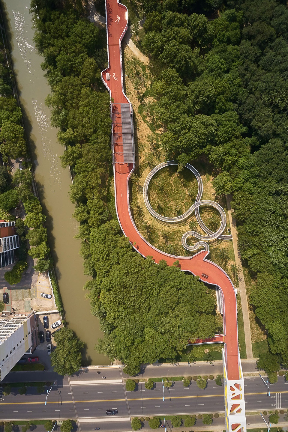 jiangyin greenway china by bau