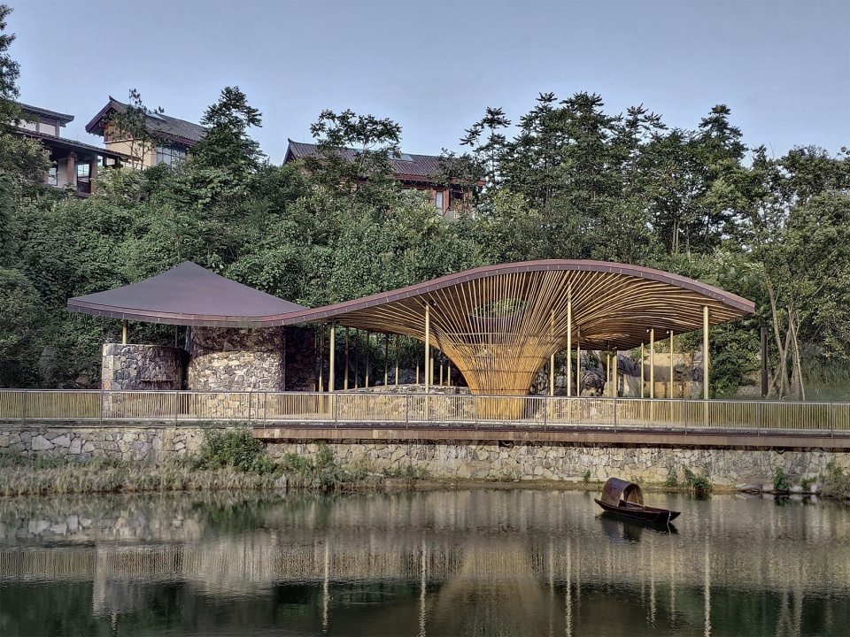 tea pavilion in return village china by wisto design