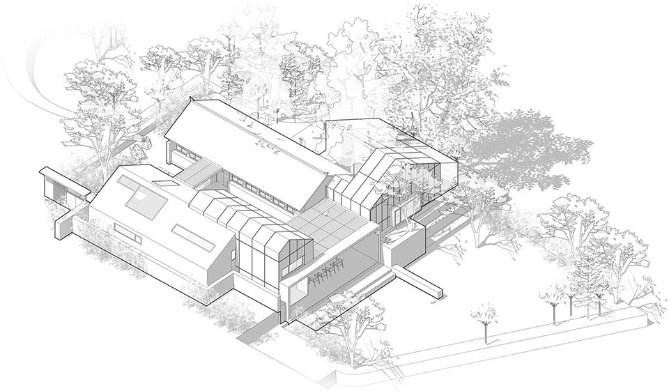 yard under the tree china by evolution design 1