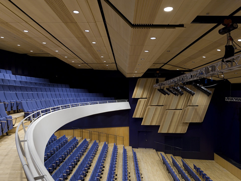 schmidt hammer lassen architects has woven classic blue into two marquee projects