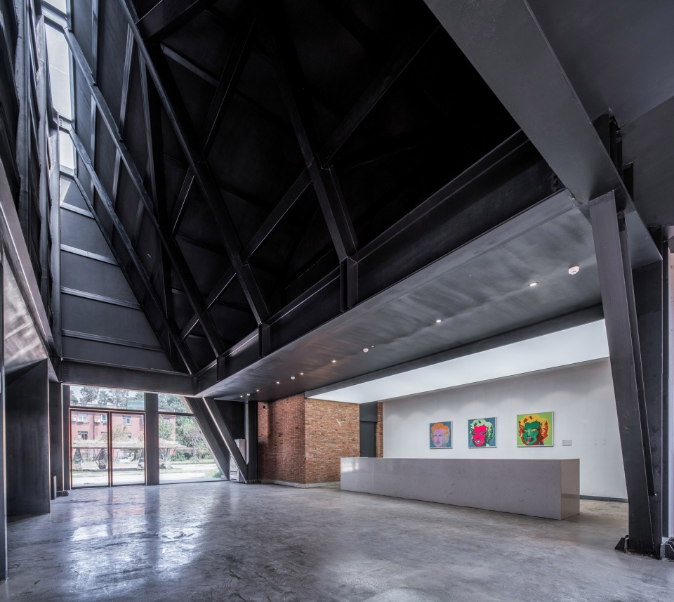 wuhan liangyou red town art design center china by uao