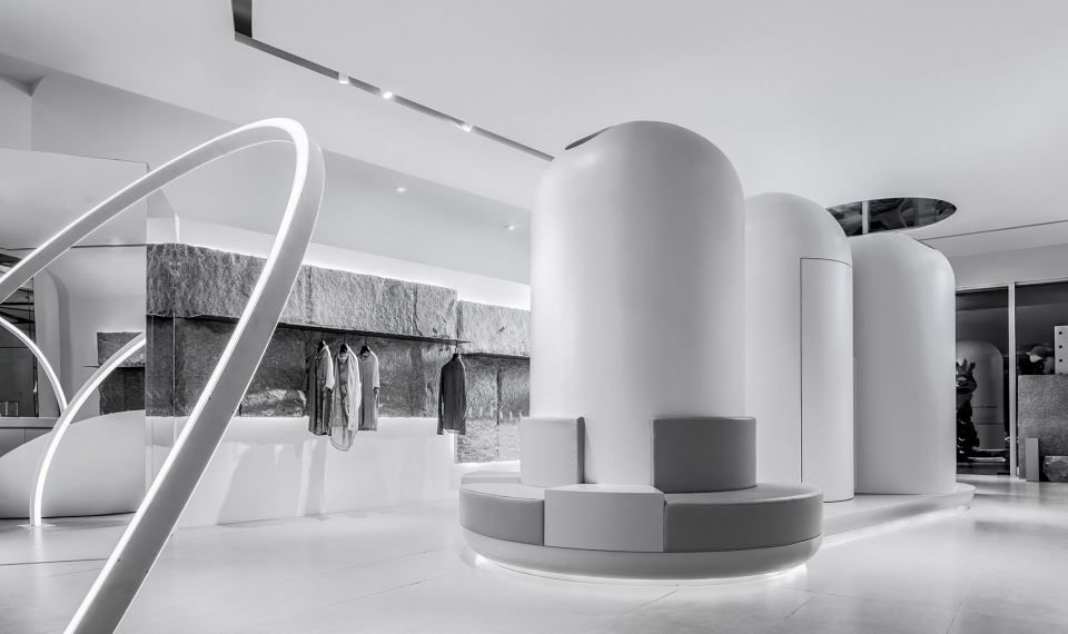wu menswear flagship store china by cun design