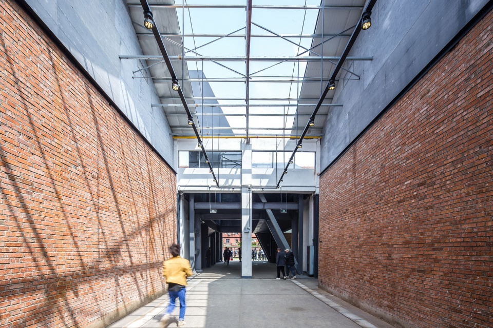 wuhan liangyou red town art design center china by uao
