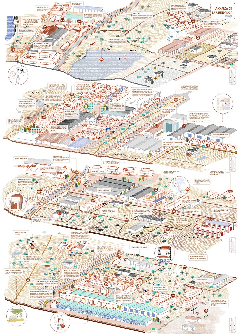 casar de caceres masterplan by ooiio architecture