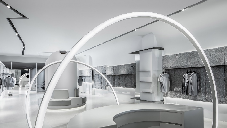 wu menswear flagship store china by cun design