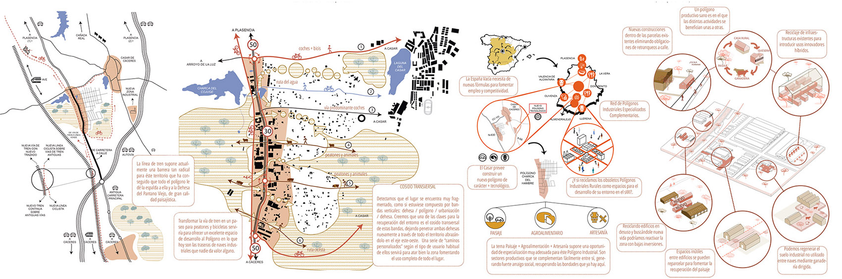 casar de caceres masterplan by ooiio architecture