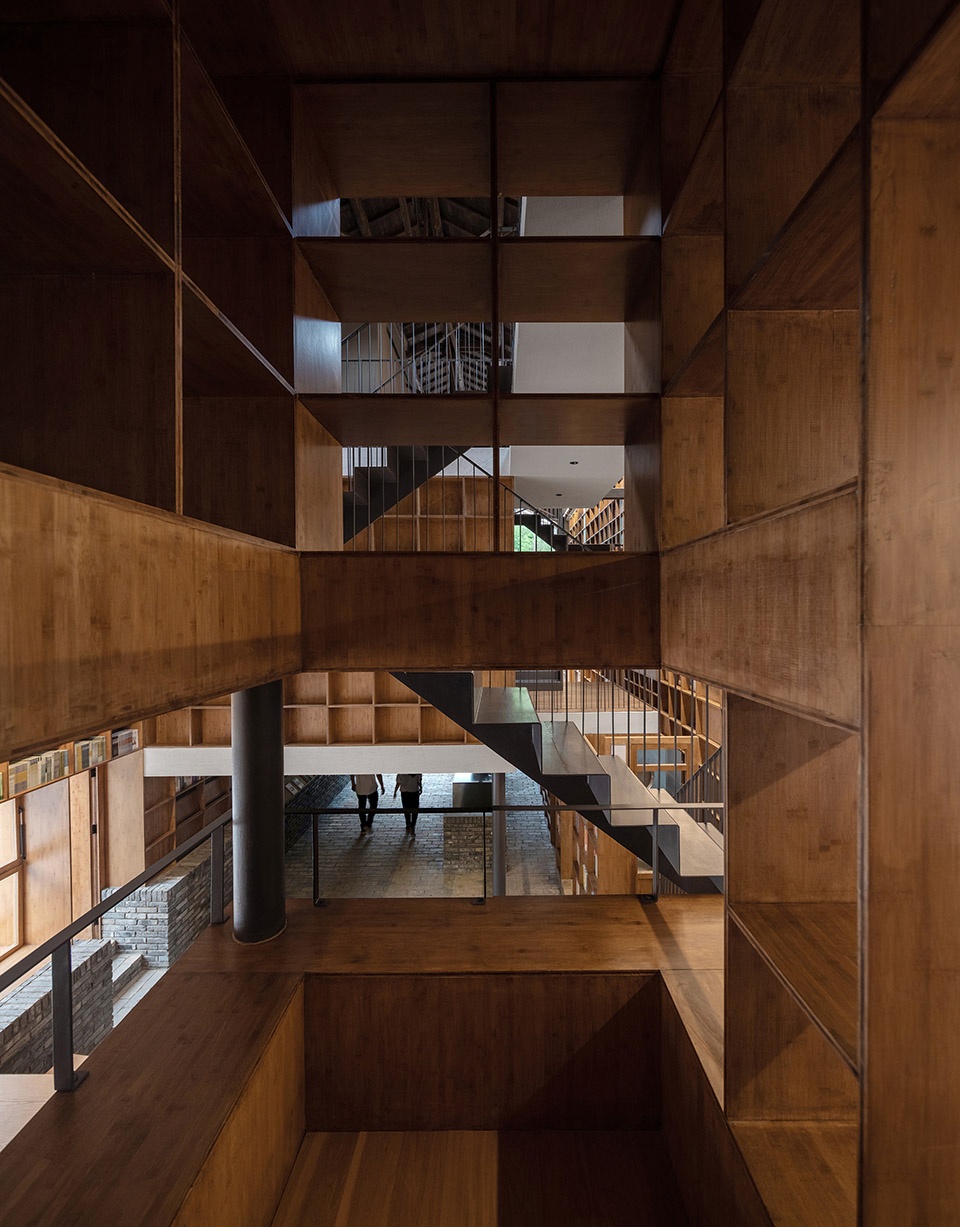capsule hotel and bookstore in village qinglongwu china by atelier taoc