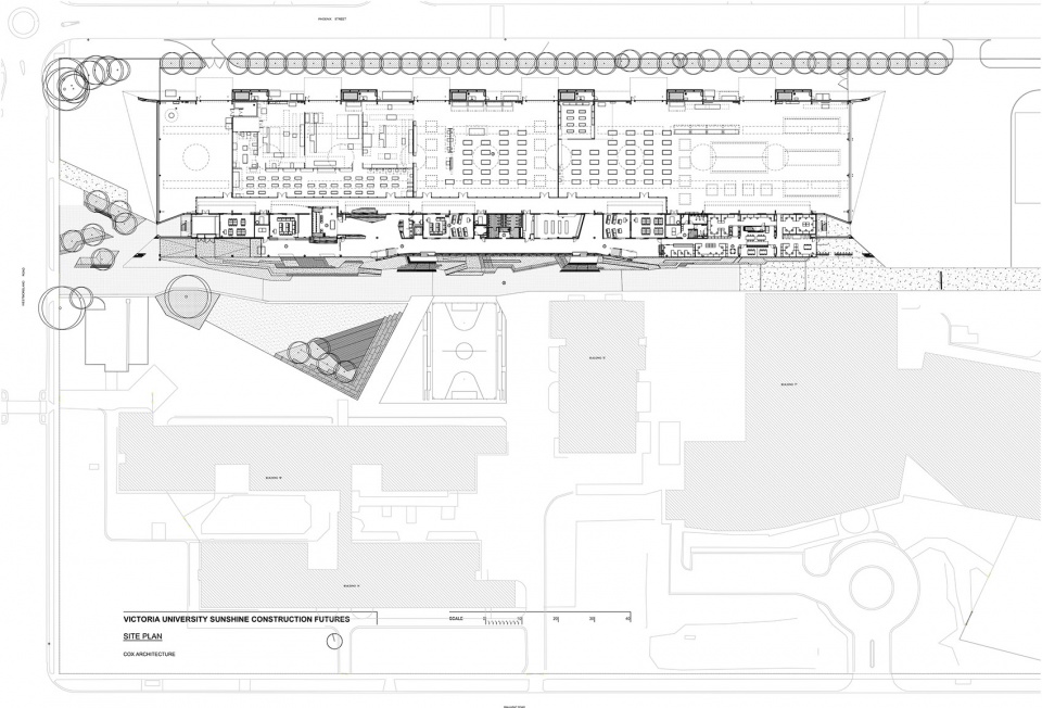 victoria university sunshine construction futures by cox architecture