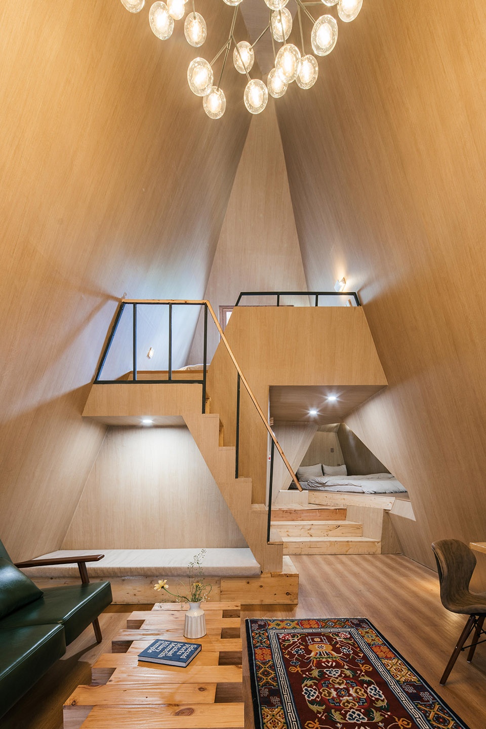 light over clouds tree house hotel china by weestudio