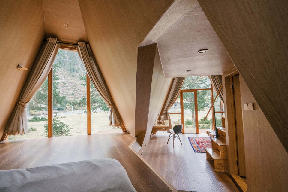 light over clouds tree house hotel china by weestudio