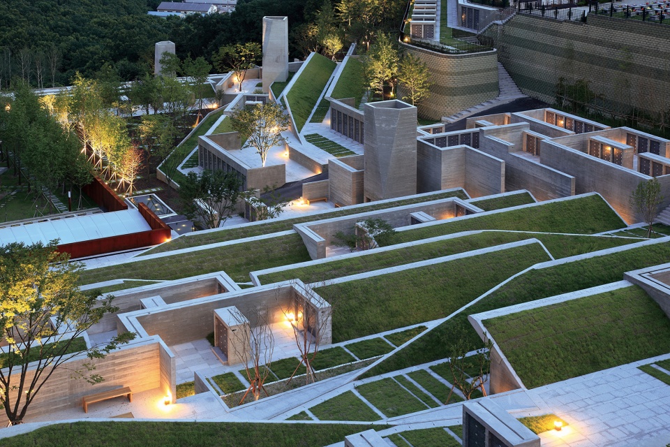 sian memorial park by iroje architects planners
