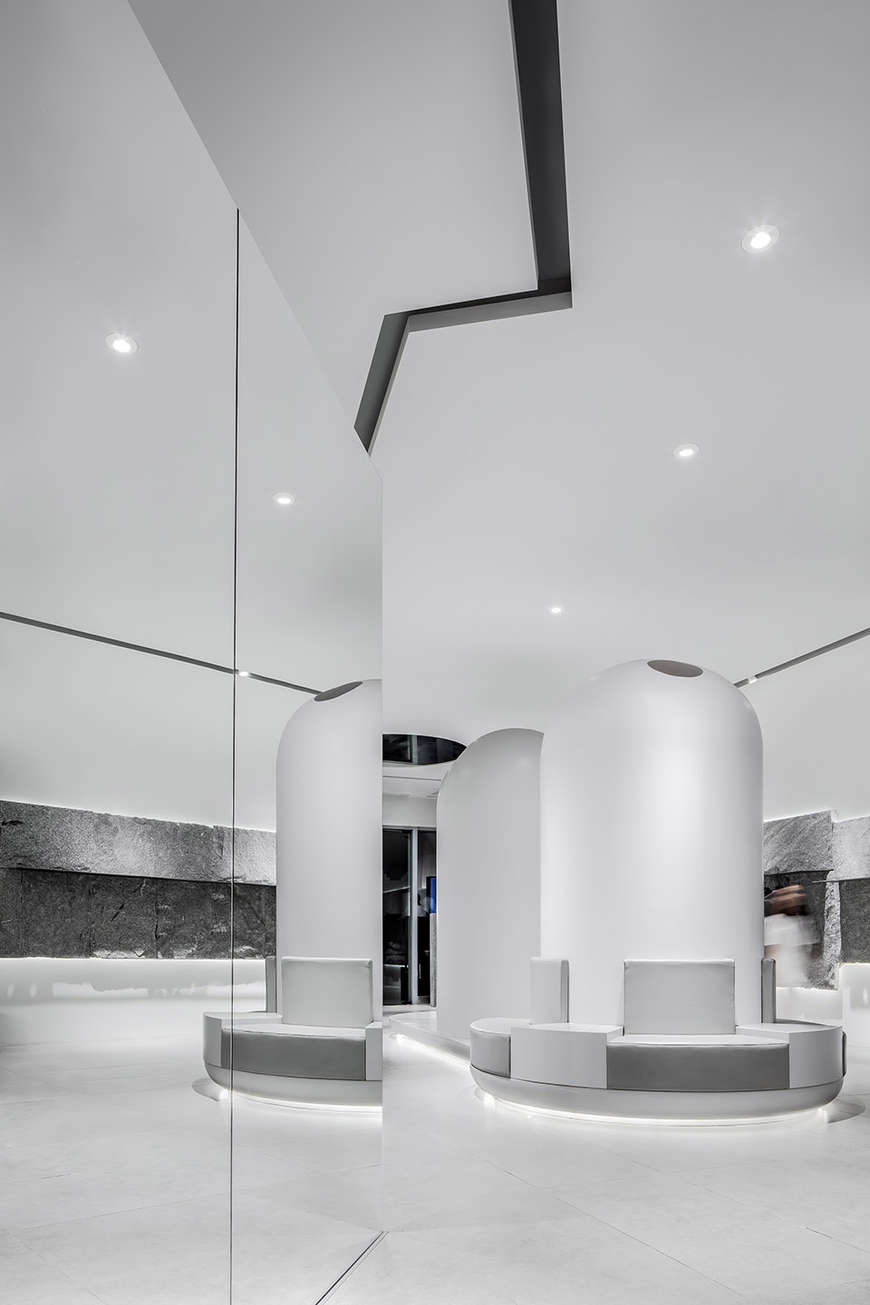wu menswear flagship store china by cun design