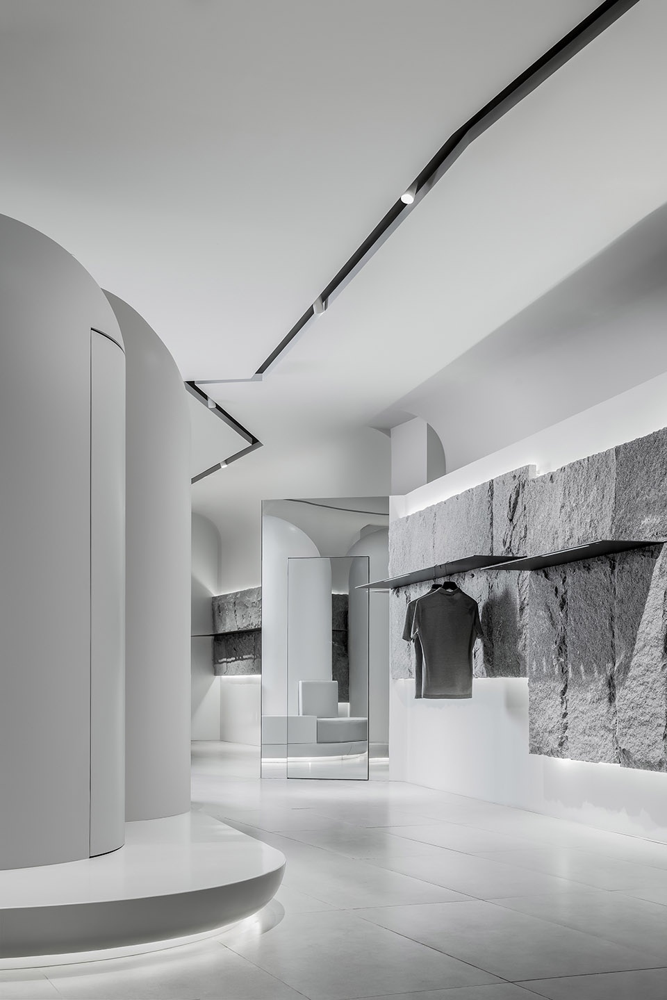 wu menswear flagship store china by cun design