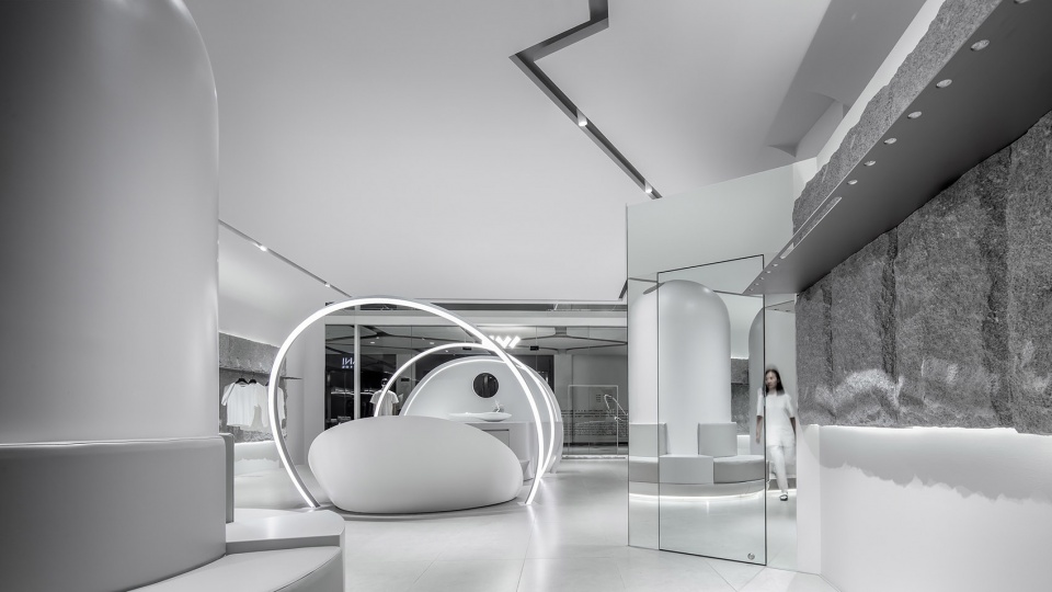 wu menswear flagship store china by cun design
