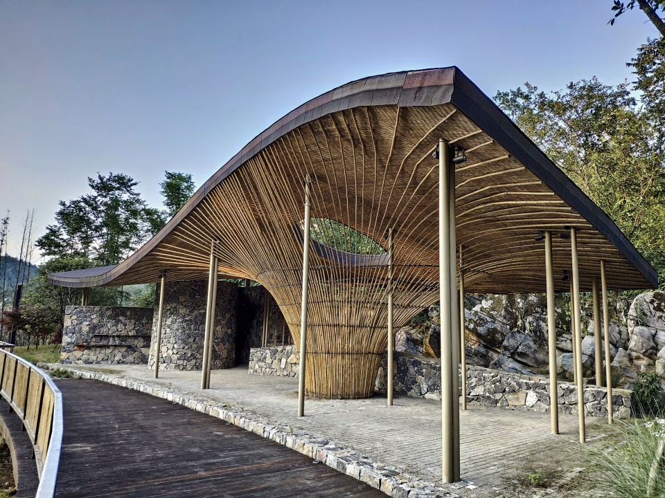 tea pavilion in return village china by wisto design