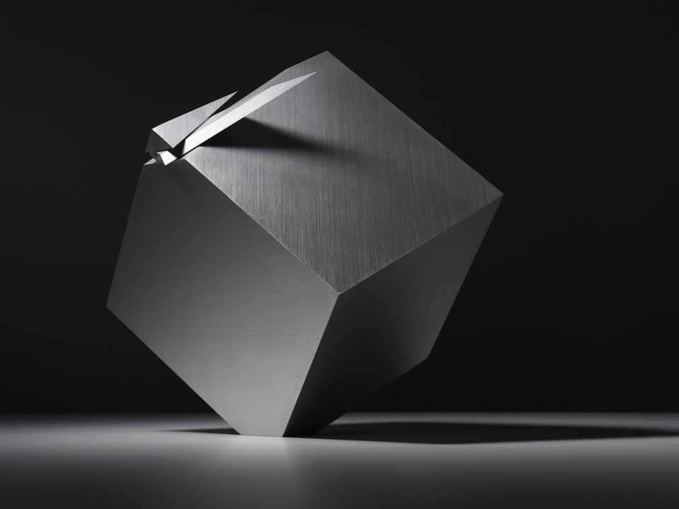 cubic clock by nendo
