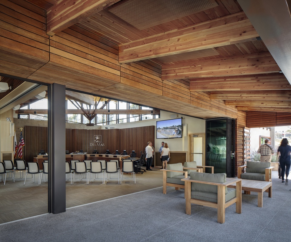 del mar civic center by miller hull